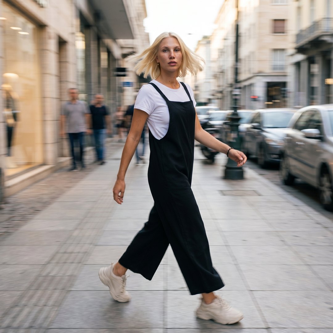 Bold editorial motion blur